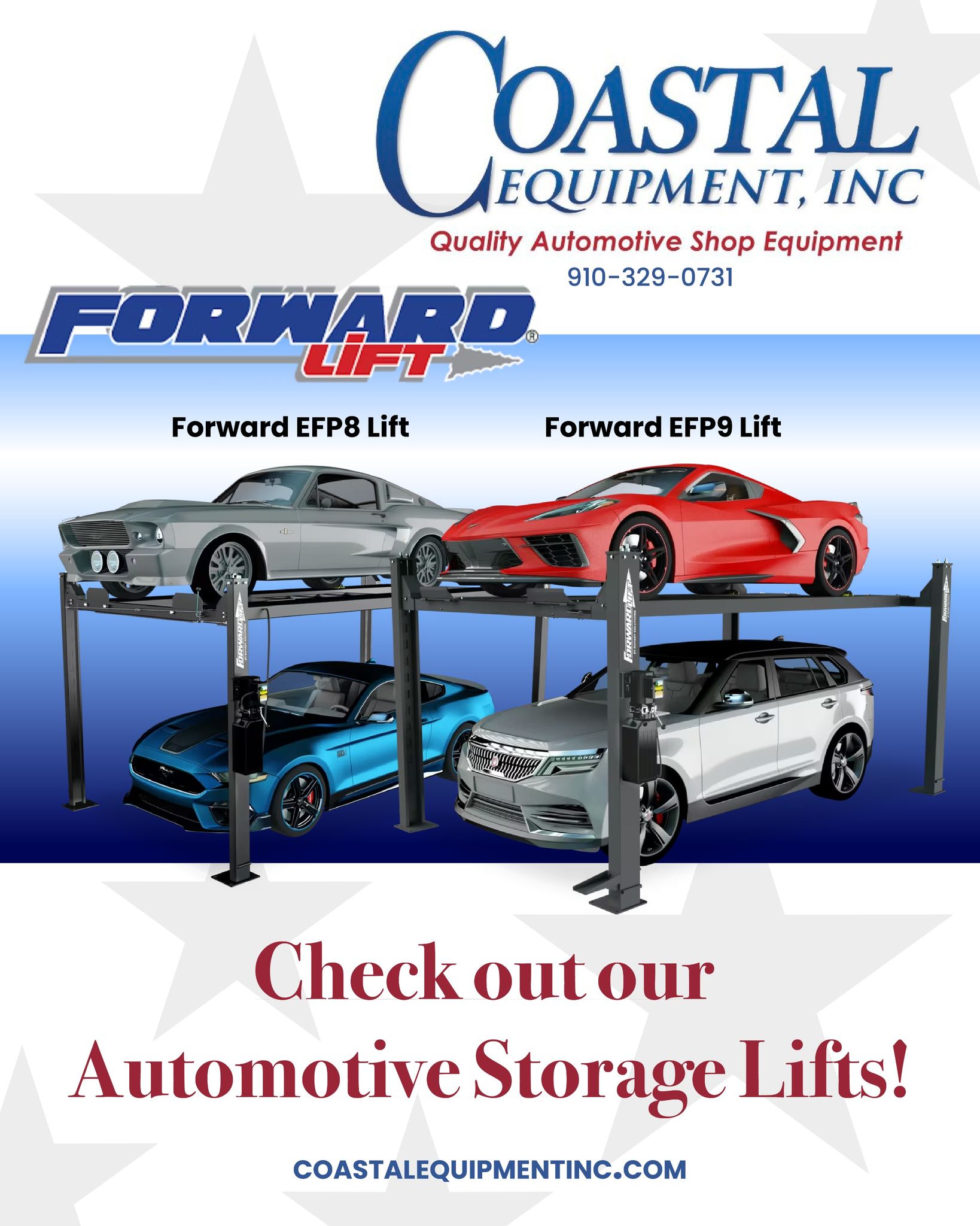 Read more about the article Running out of garage space? Take your storage to the next level with Forward Lift’s EFP8 & EFP9!