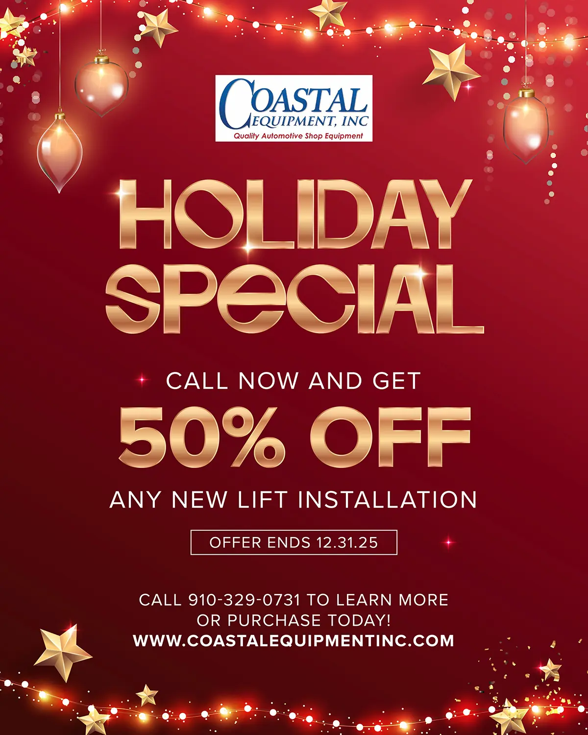 Read more about the article Holiday Special 50% OFF