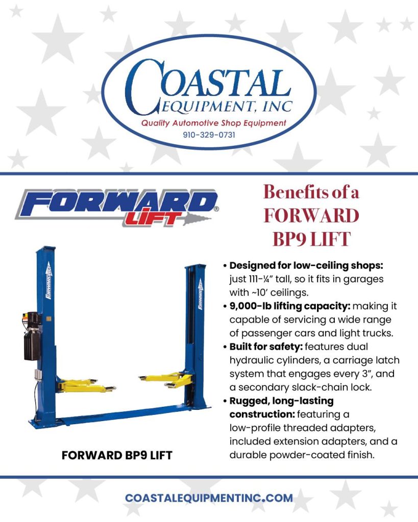 Big lifting power — even in low ceilings