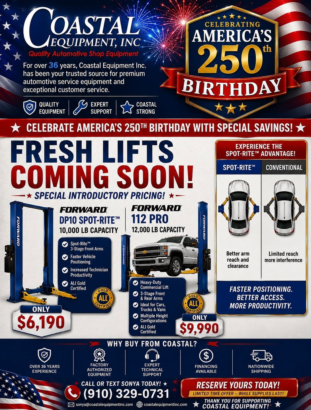 Read more about the article Celebrate America’s 250th with fresh equipment and special savings!